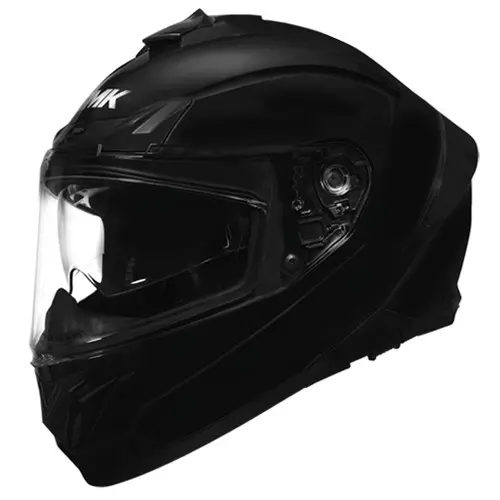 Smk Typhoon Blank Matt ( Kapalı Kask ) siyah