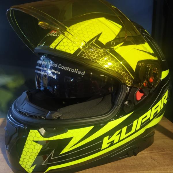 KUPAR kask ( siyah neon ) 917