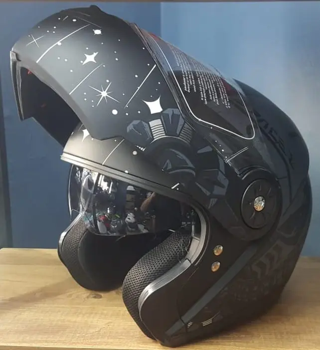 kask Rapido-x RX Z19 ( yıldızlı gri grafik )