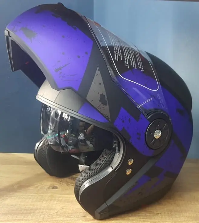 kask Rapido-x RX Z19 ( mavi grafik )