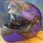 kask Rapido-x RX Z19 ( mavi grafik )