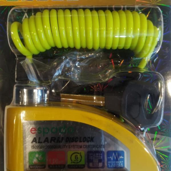 disk kilidi alarmlı ( sarı ) hatırlatma kablolu
